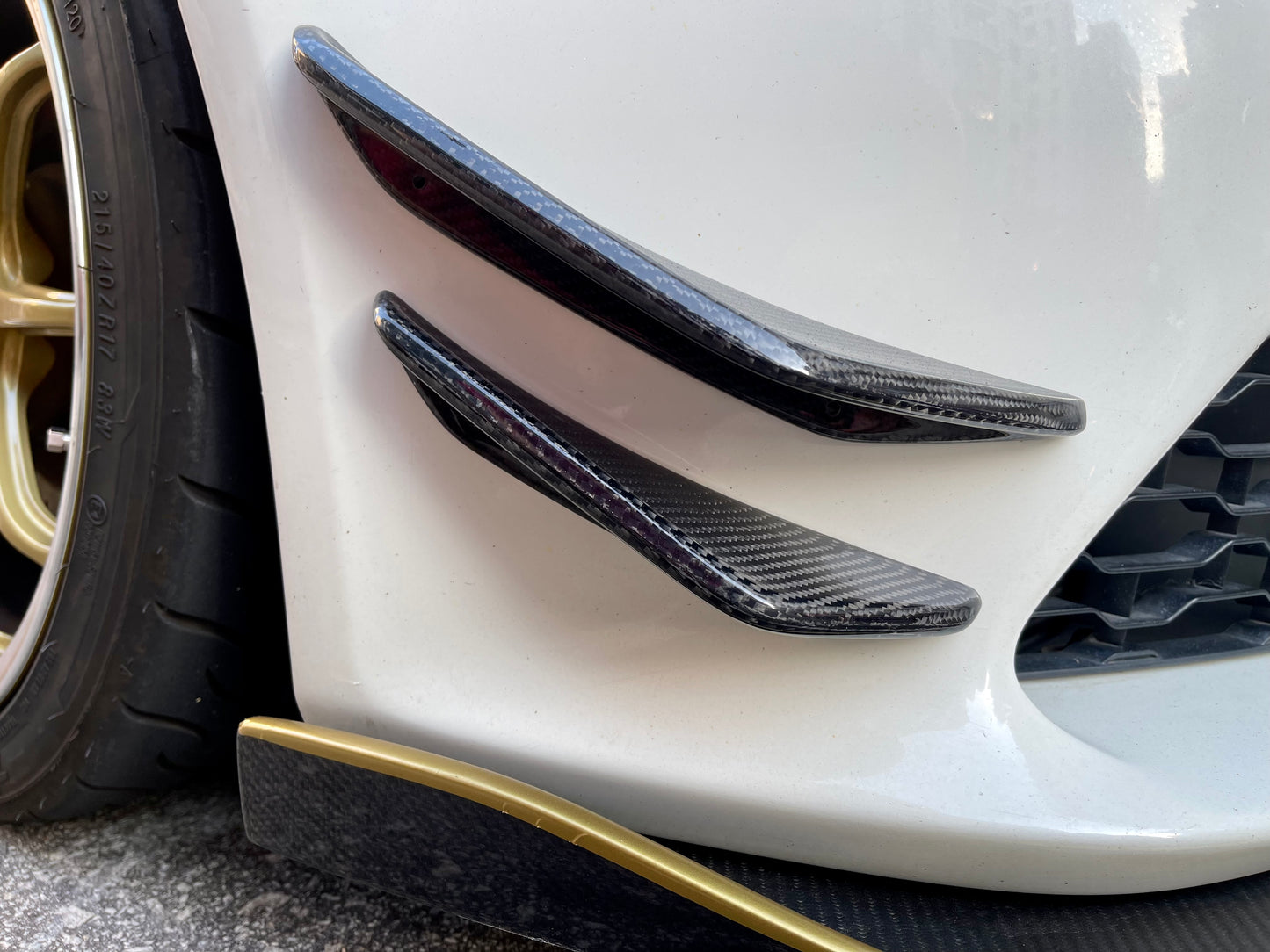 Lotus Exige Cup 380 Carbon Fibre Canards (OEM moulded version)