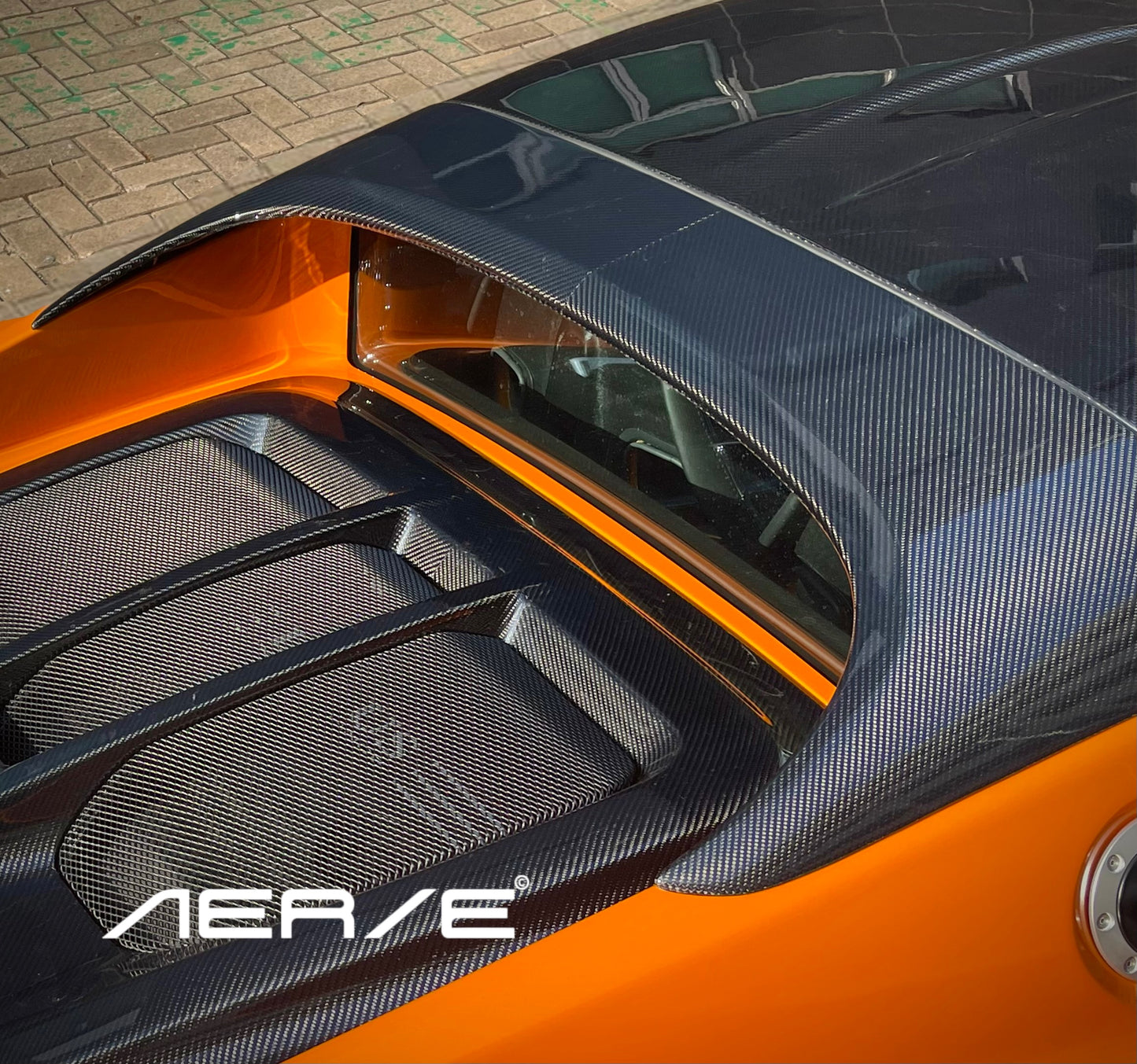 Lotus Elise V Weave Carbon Fibre Roll Cover Bar Shroud Assembly